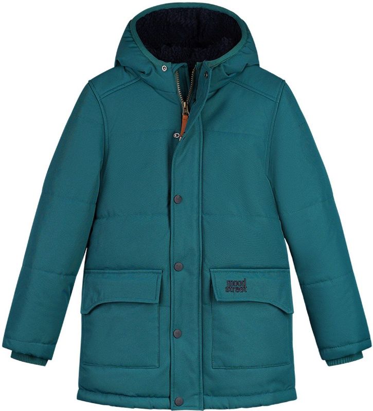 Moodstreet - JASPER M507-6230 - Jongensparka - Groen - Gerecycled Polyester