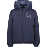B.Nosy - Jouri - Jongens Jas - Blauw - Reversibel - Gerecycled Polyester