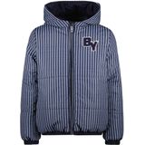 B.Nosy - Jouri - Jongens Jas - Blauw - Reversibel - Gerecycled Polyester