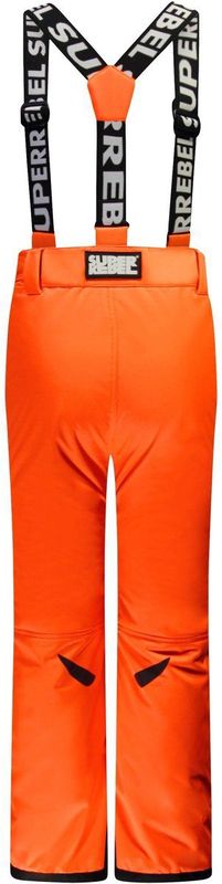 SuperRebel - SPEED Ski Pant Neon Orange - Neon Orange - Maat 116