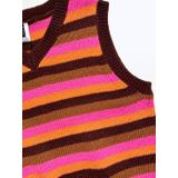 B.Nosy - Gladys - Gebreide Spencer - Oranje - Mouwloos