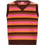 B.Nosy - Gladys - Gebreide Spencer - Oranje - Mouwloos