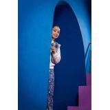 B.Nosy - Gina - Gilet - Blauw - Mouwloos - Ruitprint