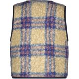 B.Nosy - Gina - Gilet - Blauw - Mouwloos - Ruitprint