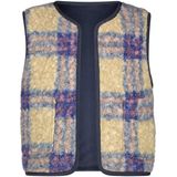 B.Nosy - Gina - Gilet - Blauw - Mouwloos - Ruitprint