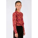 B.Nosy - Longsleeve Tori - Polyester met Elastaan - Knoopdetail