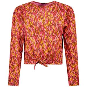 B.Nosy - Longsleeve Tori - Polyester met Elastaan - Knoopdetail