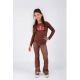 B.Nosy - Tiara - Longsleeve - Bruin - Katoen