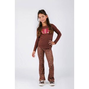 B.Nosy - Tiara - Longsleeve - Bruin - Katoen