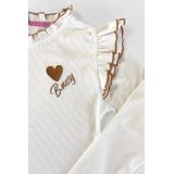 B.Nosy - Tonya Top - T-shirt - Ecru