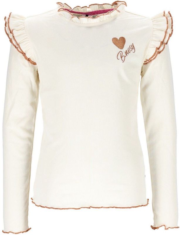 B.Nosy - Tonya Top - T-shirt - Ecru