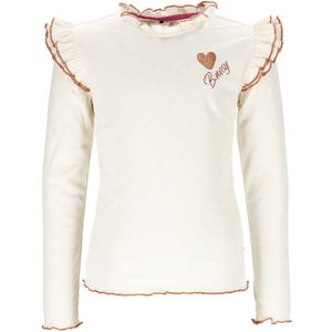 B.Nosy - Tonya Top - T-shirt - Ecru
