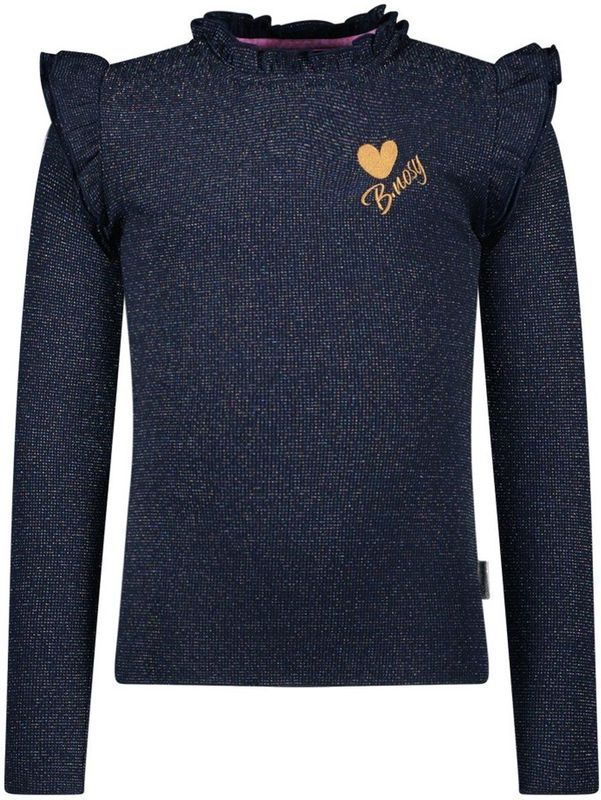 B.Nosy - Tonya Top - Navy - Meisjes T-shirt