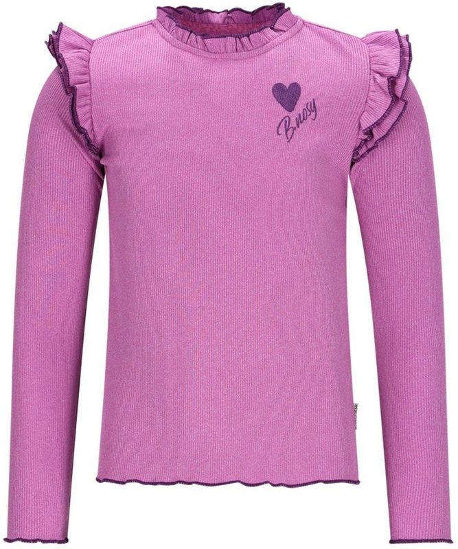 B.Nosy - Tonya Top - Paars - Meisjes T-shirt