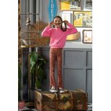 B.Nosy - Phoebe Flared Broek - Bruin - Meisjesbroek