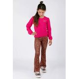 B.Nosy - Phoebe Flared Broek - Bruin - Meisjesbroek