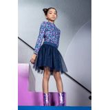 B.Nosy - Dina - Jurk - Roze - Bloemenprint