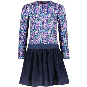 B.Nosy - Dina - Jurk - Roze - Bloemenprint