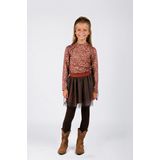 B.Nosy - Dina - Jurk - Bruin - Gemaakt van Gerecycled Polyester