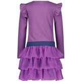 B.Nosy - Dora - Jurk - Paars - Drie Lagen Mesh met Glitter