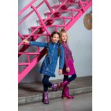 B.Nosy - Dilan Denim Jurk - Blauw - Meisjes