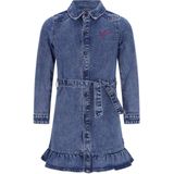 B.Nosy - Dilan Denim Jurk - Blauw - Meisjes