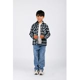 B.Nosy - Y508-6120 - Overhemd - Blauw - Ruitpatroon