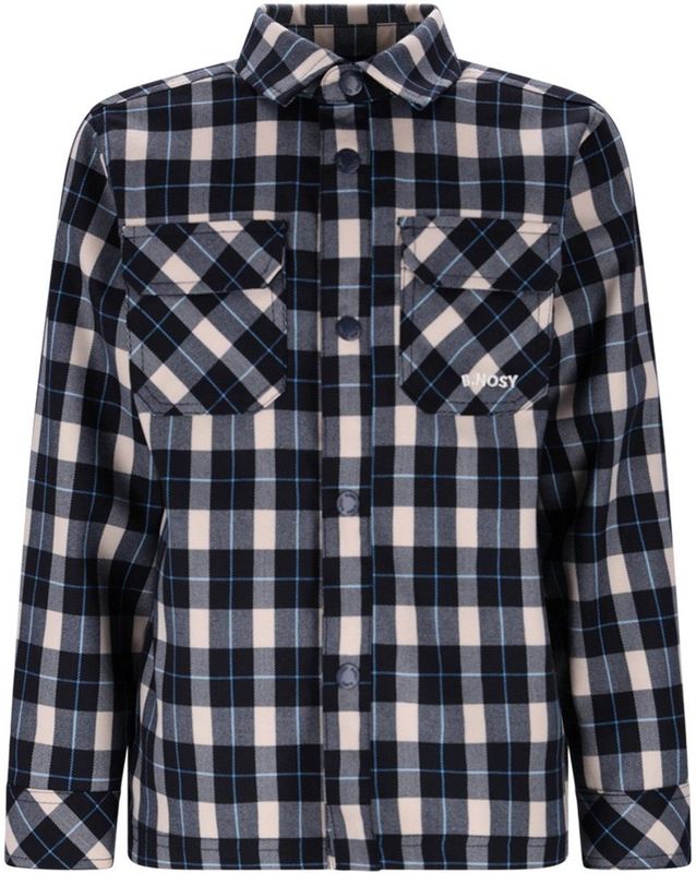 B.Nosy - Y508-6120 - Overhemd - Blauw - Ruitpatroon