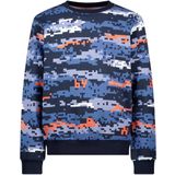 B.Nosy - Scott Sweater Print - Jongens Trui - Blauw