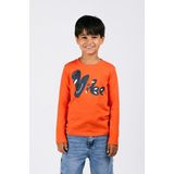 B.Nosy - Trevor Long Sleeve - T-shirt - Levendig Rood