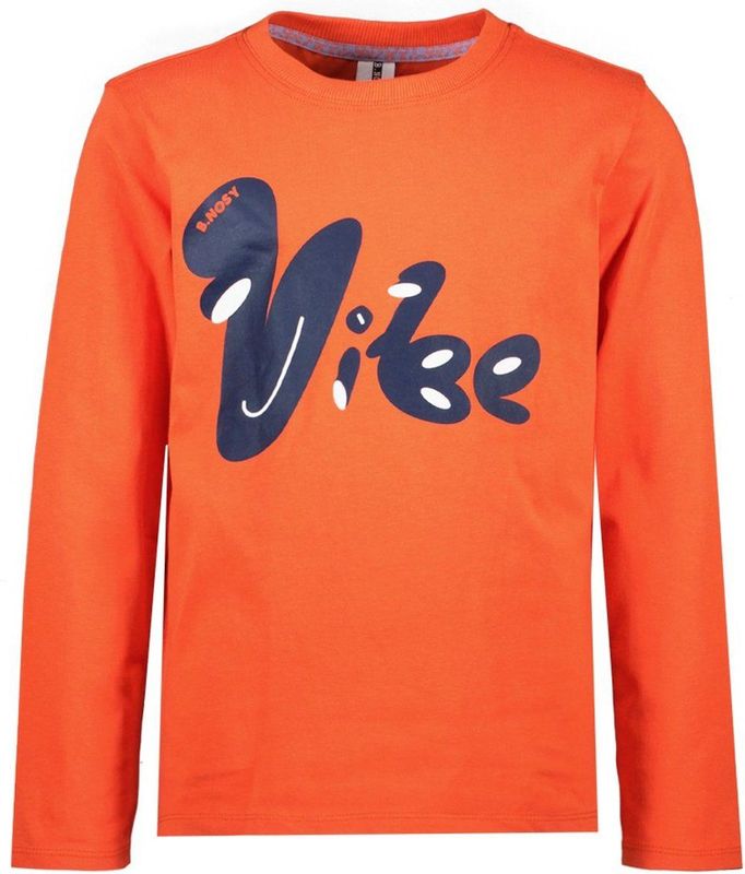 B.Nosy - Trevor Long Sleeve - T-shirt - Levendig Rood