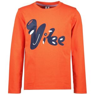 B.Nosy - Trevor Long Sleeve - T-shirt - Levendig Rood