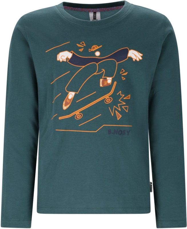 B.Nosy - Trevor Long Sleeve - T-shirt - Groen