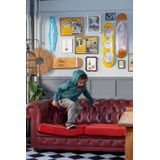 B.Nosy - Thomas - Harembroek - Ruitprint - Stretchkatoen