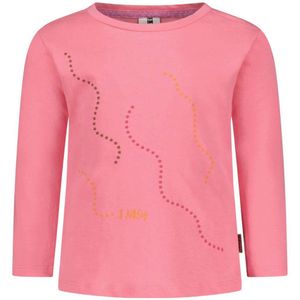 B.Nosy - Longsleeve - Stretchkatoen - Met Ronde Hals - Drukknoopsluiting
