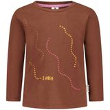 B.Nosy - Tiara - Longsleeve - Bruin - Stretchkatoen