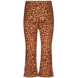 B.Nosy - Mini Phoebe Flared Broek - Bruin - Leopard Print