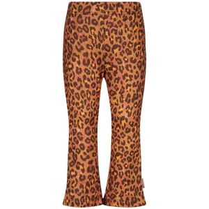 B.Nosy - Mini Phoebe Flared Broek - Bruin - Leopard Print