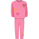 B.Nosy - Jongensset - Katoenen Shirt en Joggingbroek - Vrolijk Bloemendessin