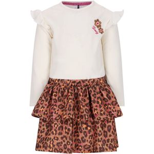 B.Nosy - Mini Daphne - Jurk - Ecru