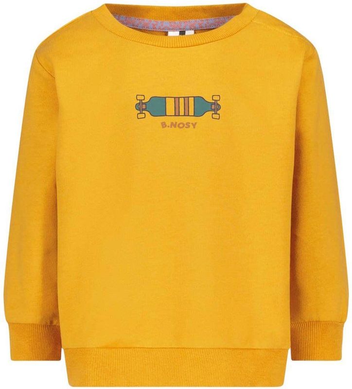B.Nosy - Sean - Sweater - Geel - 100% Katoen