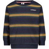 B.Nosy - Scott - Sweater - Streep Print - Ronde Hals - Lange Mouwen - 100% Katoen