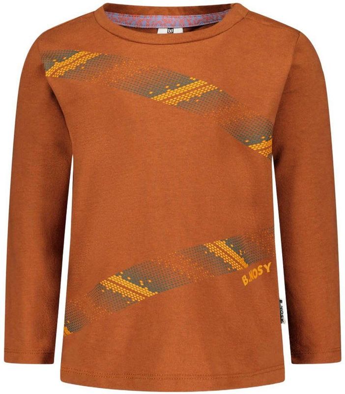 B.Nosy - Trevor - Longsleeve - Bruin - 100% Katoen