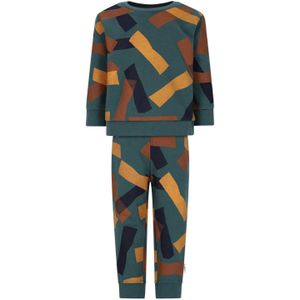 B.Nosy - Jongensset - Shirt en Broek - Zacht Katoen - Allover Print