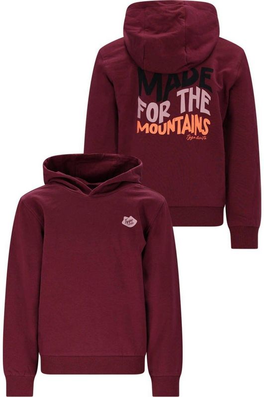 TYGO & vito - Selma - Hoodie - Donkerrood - Lange Mouwen - Capuchon