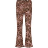 TYGO & Vito - Pippa - Flared Broek - Bruin en Oudroze