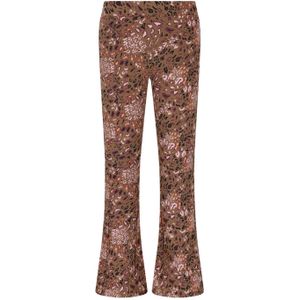 TYGO & Vito - Pippa - Flared Broek - Bruin en Oudroze