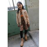 TYGO & vito - A-lijn Rok - Bruin - Midi Lengte