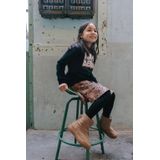 TYGO & vito - A-lijn Rok - Bruin - Midi Lengte