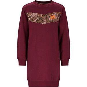 TYGO & Vito - Jurk Demi - Donkerrood